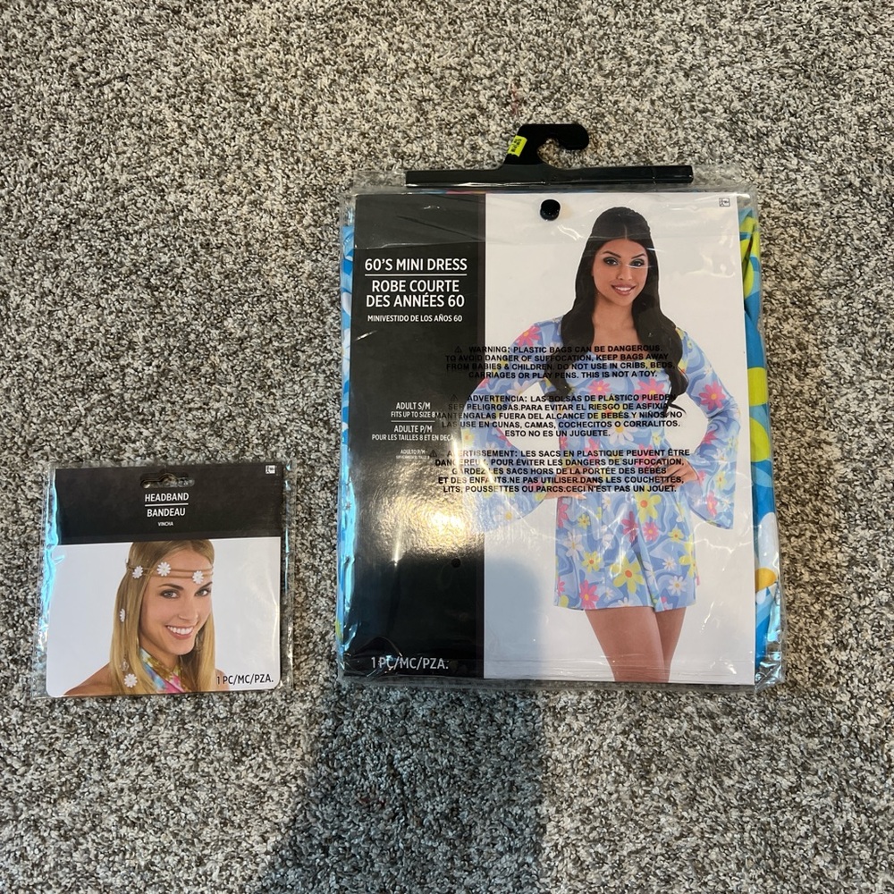 60's Mini Dress with Headband